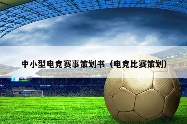 中小型电竞赛事策划书(电竞比赛策划)