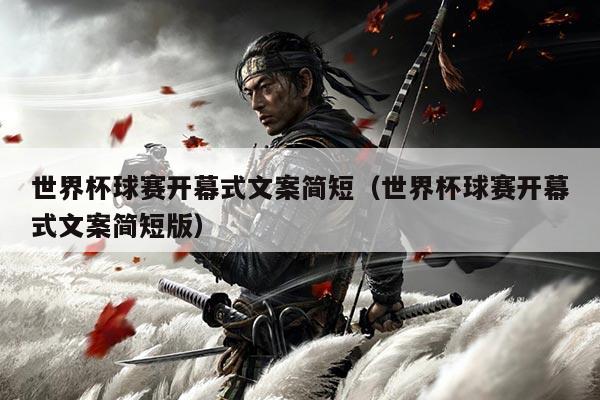 世界杯球赛开幕式文案简短(世界杯球赛开幕式文案简短版)