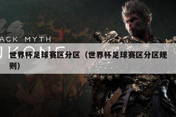 世界杯足球赛区分区(世界杯足球赛区分区规则)