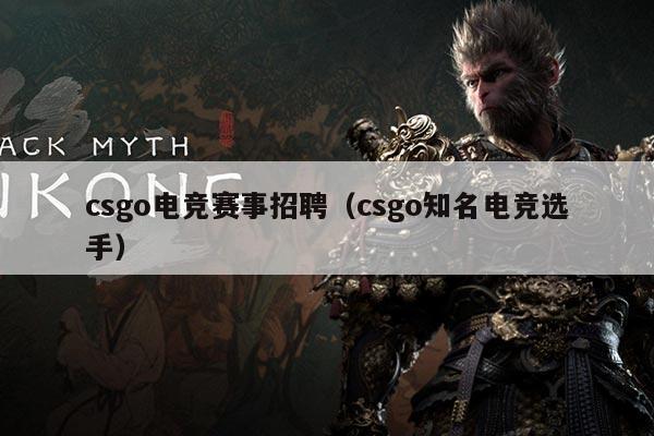 csgo电竞赛事招聘(csgo知名电竞选手)