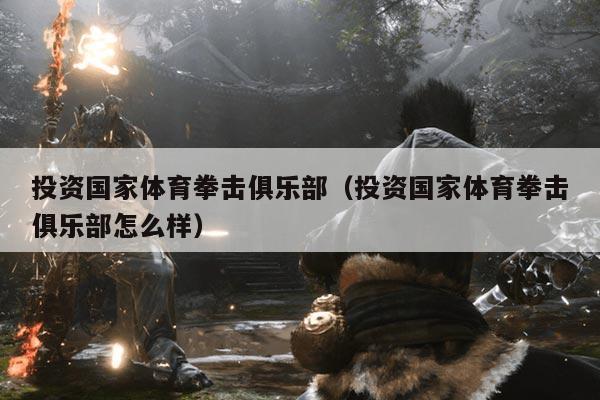 投资国家体育拳击俱乐部（投资国家体育拳击俱乐部怎么样）