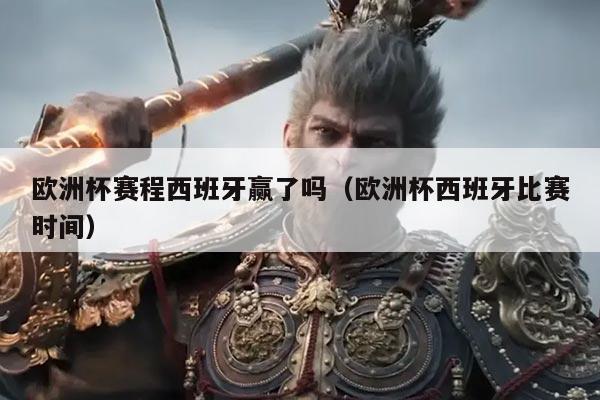 欧洲杯赛程西班牙赢了吗(欧洲杯西班牙比赛时间)