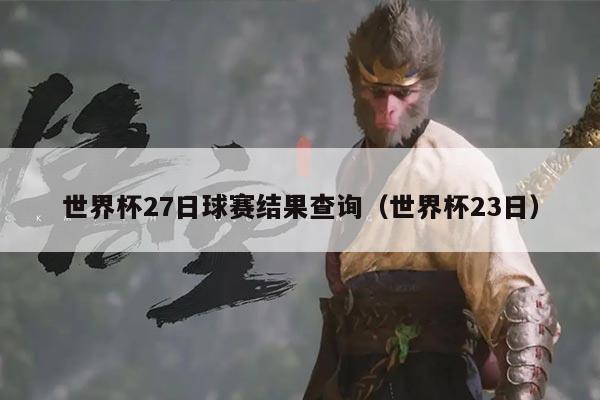 世界杯27日球赛结果查询(世界杯23日)
