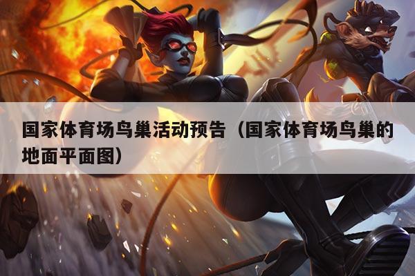 国家体育场鸟巢活动预告(国家体育场鸟巢的地面平面图)