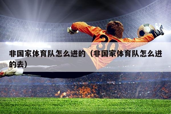 非国家体育队怎么进的(非国家体育队怎么进的去)
