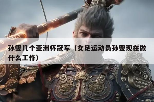 孙雯几个亚洲杯冠军（女足运动员孙雯现在做什么工作）